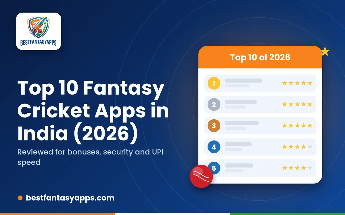 Top 10 fantasy cricket apps in India 2026 leaderboard
